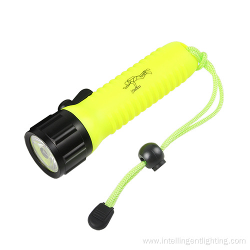 Dry Battery Bright Led Torch Underwater Dive Flashlight